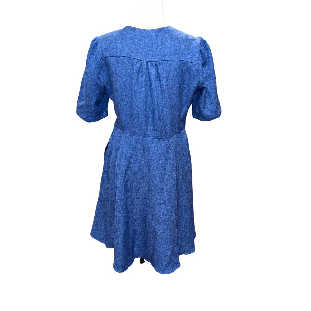 Banned Retro Navy Align Dress Size L/14 - Picture 4 of 11